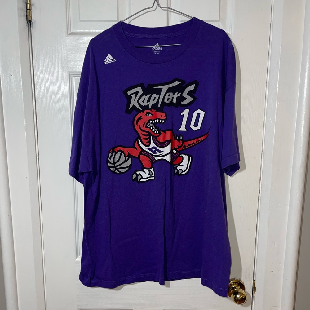 Adidas Retro Toronto Raptors Demar Derozan jersey tshirt size xxl, purple